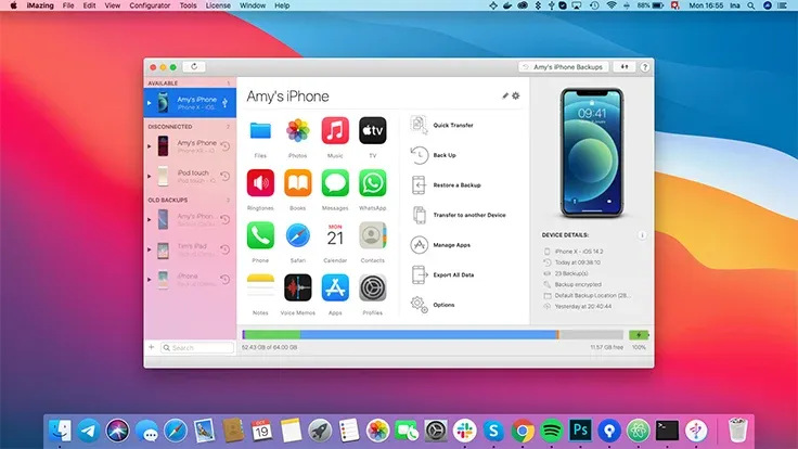 /itunes-alternatives/images/imazing-homescreen.webp